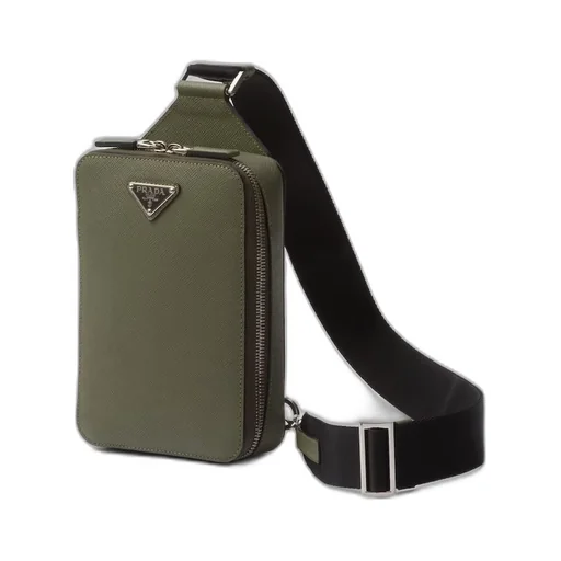 Prada Brique Saffiano leather bag