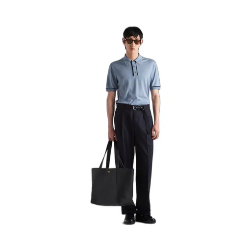 Wool and silk pants