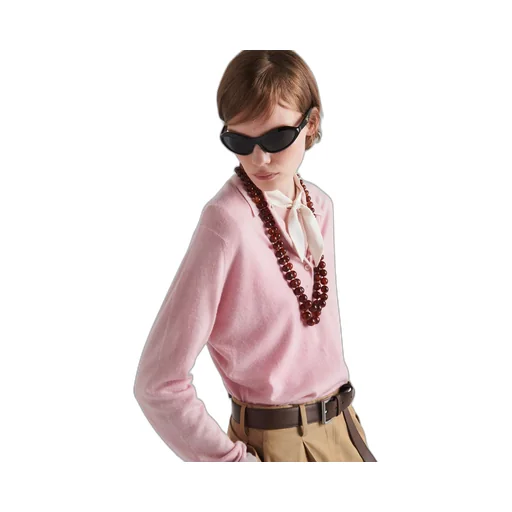 Cashmere polo shirt