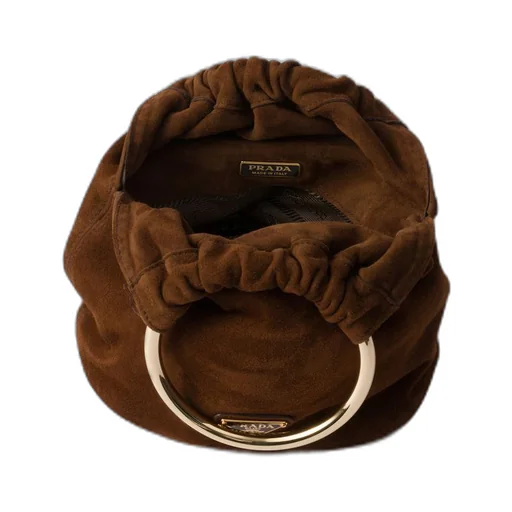 Suede mini-bag