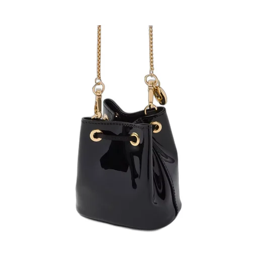 Patent leather mini-pouch