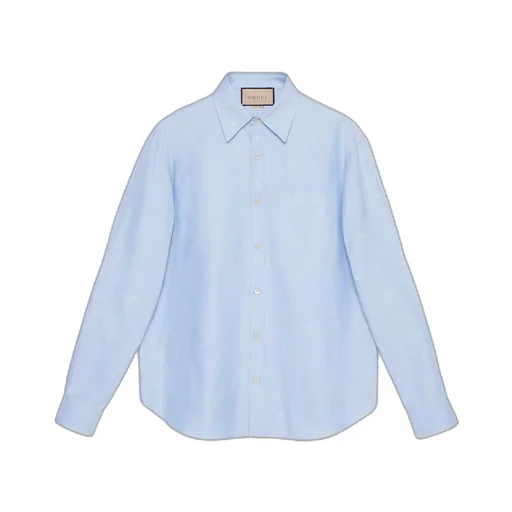 GG cotton jacquard shirt