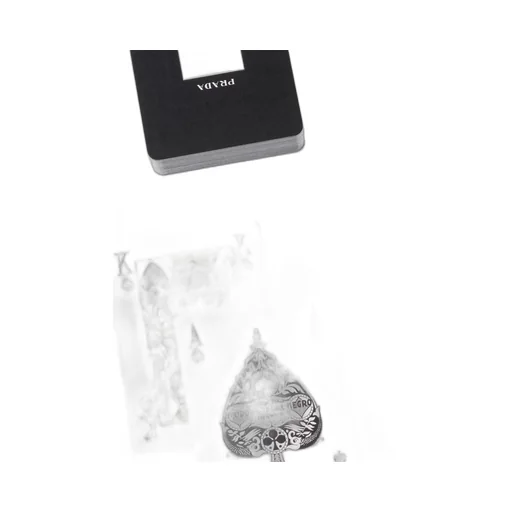 Saffiano leather Playing Cards set