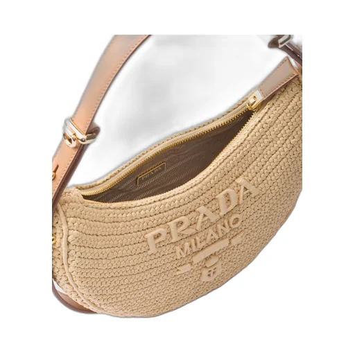 Prada Arqué crochet shoulder bag