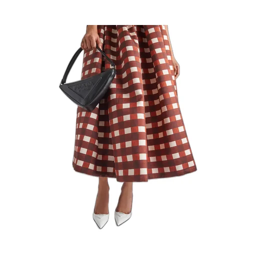 Brushed leather slingback pumps