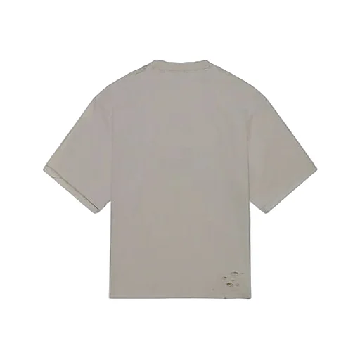 Mosaic Logo BB Alphabet Loose Hole Distress T-Shirt
