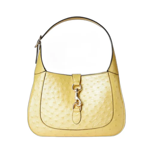 Gucci Jackie ostrich shoulder bag