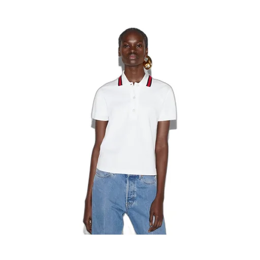 Cotton stretch piquet polo shirt
