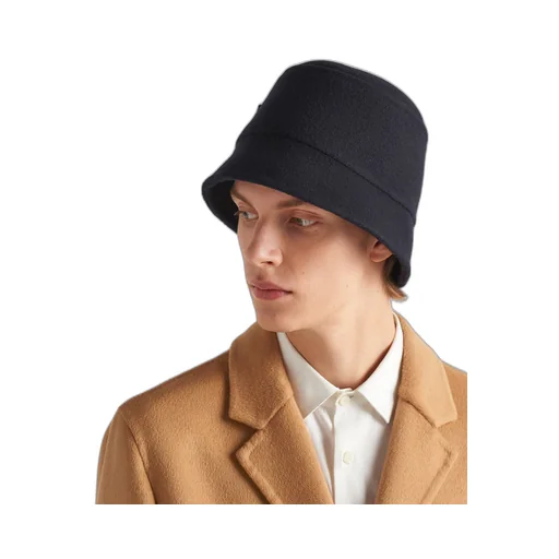 Velour cloth bucket hat