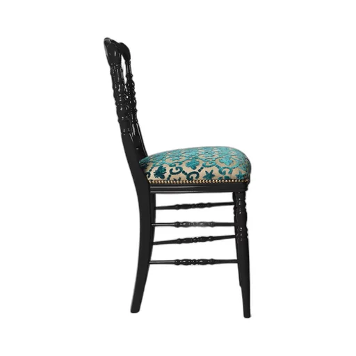 Wood chair with GG bees and stars