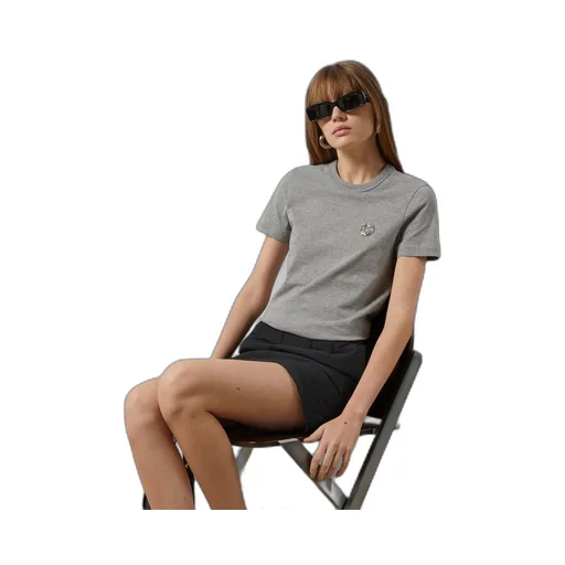 Cotton jersey T-shirt with embroidery