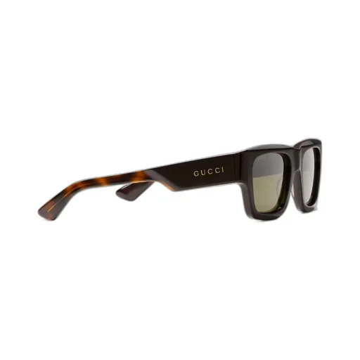 Rectangular frame sunglasses