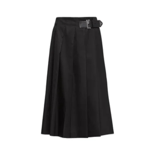 Pleated Re-Nylon skirt