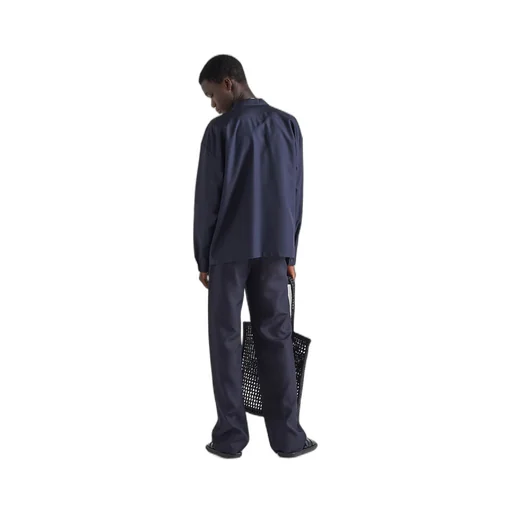 Silk shirt with zipper