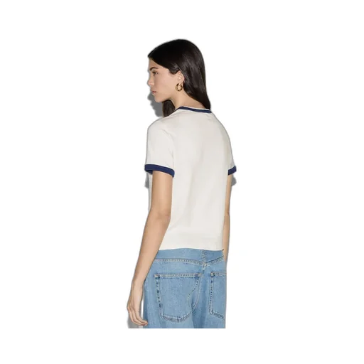 Cotton jersey T-shirt with Gucci embroidery
