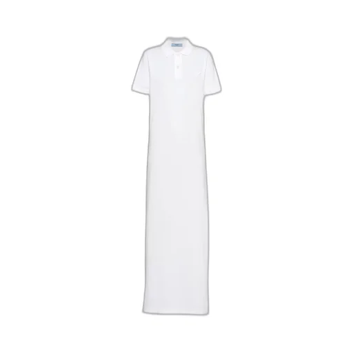Piqué midi-dress