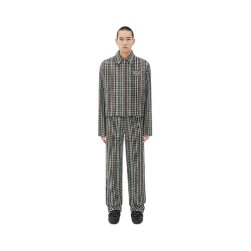 Cotton Check Jacket