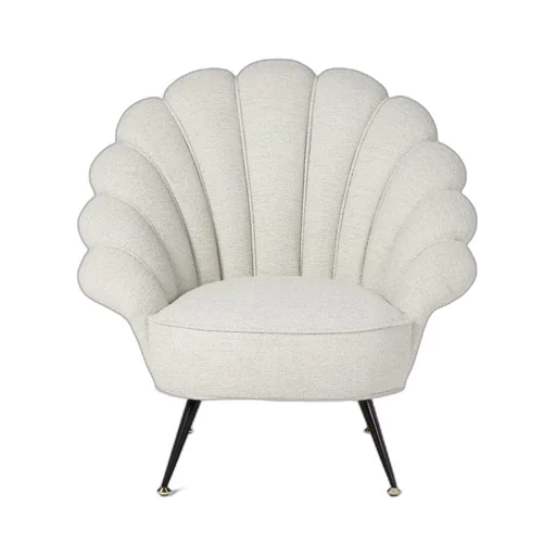 Bouclé armchair