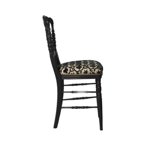 Wood chair with GG bees and stars