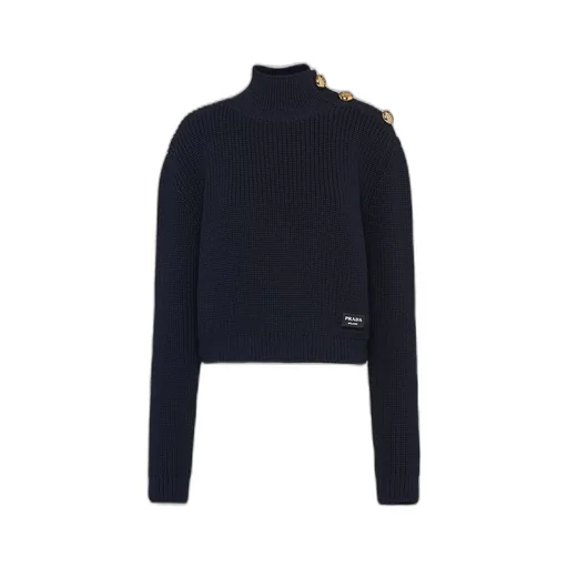 Wool turtleneck sweater