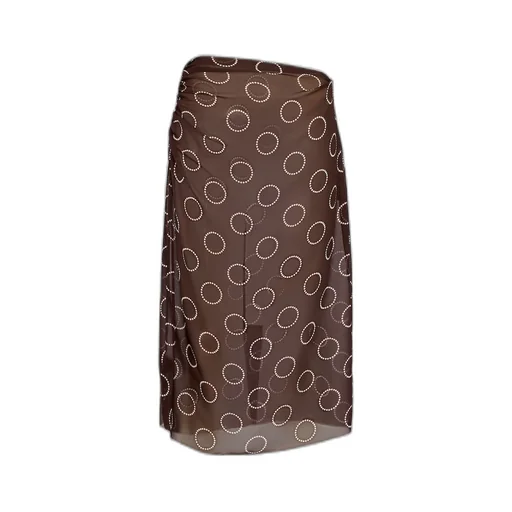Printed georgette skirt