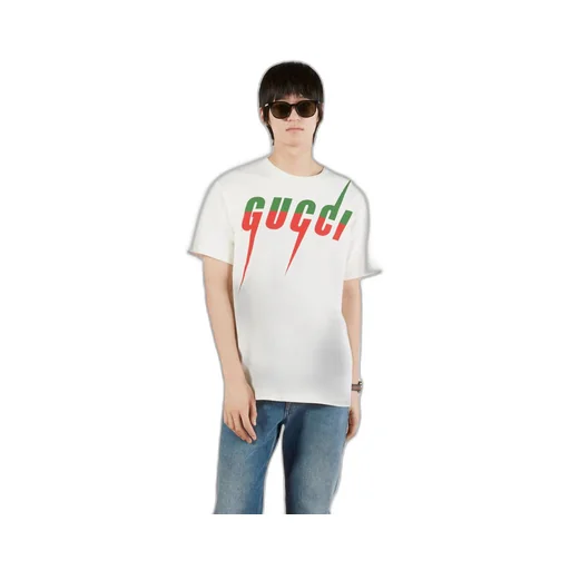 T-shirt with Gucci Blade print
