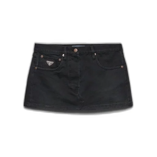 Denim miniskirt