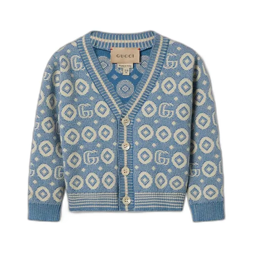 Baby Double G cotton cardigan