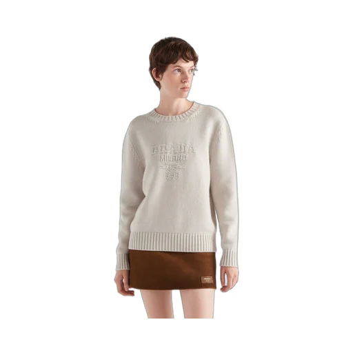 Wool and cashmere crew-neck sweater