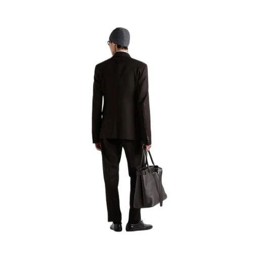 Double-breasted wool jacket