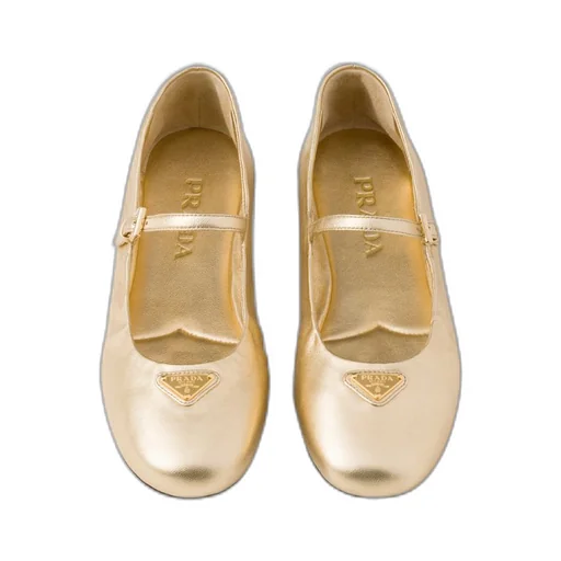 Mordoré nappa leather ballerinas