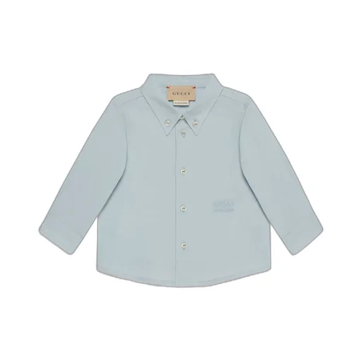 Baby cotton shirt with embroidery