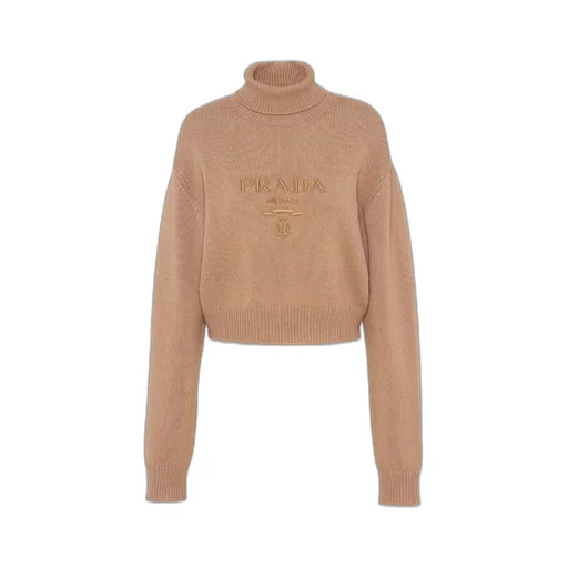 Cashmere and wool turtleneck sweater