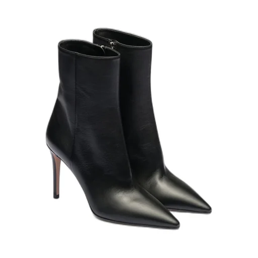 Nappa leather booties