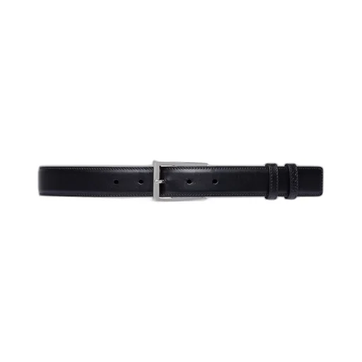 Reversible belt with rectangular buckle
