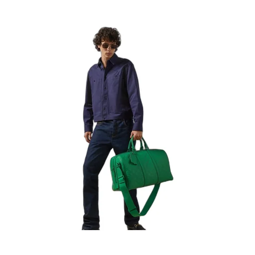 GG rubber-effect medium duffle bag