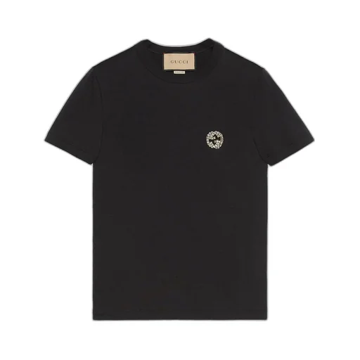 Cotton jersey T-shirt with Interlocking G