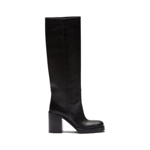 Leather boots
