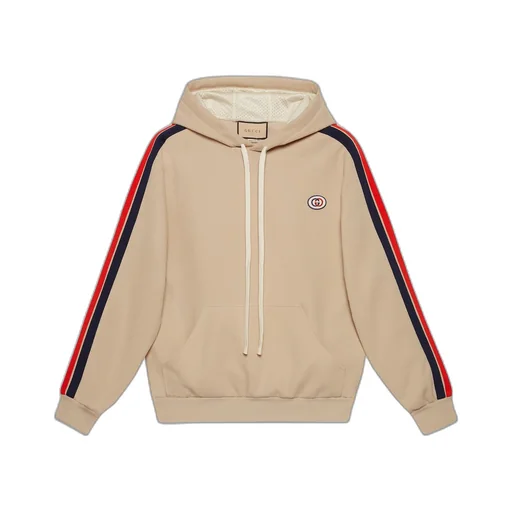 Jersey hooded sweatshirt
