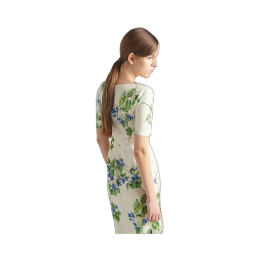 Re-Edition 2003 printed silk twill dress