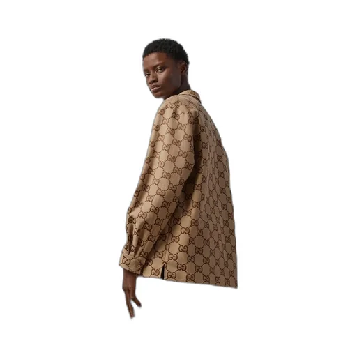 Maxi GG canvas shirt