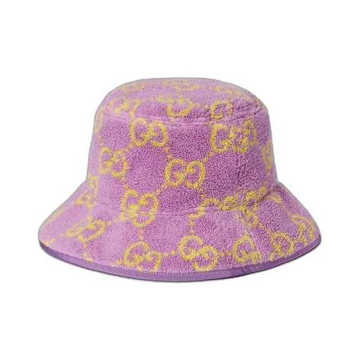 GG terrycloth jacquard bucket hat