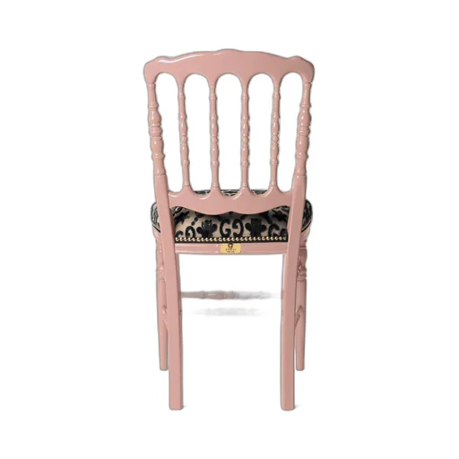 Wood chair with GG bees and stars