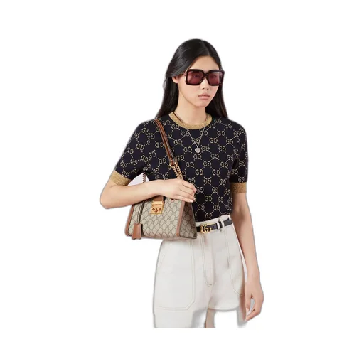 Padlock small GG shoulder bag