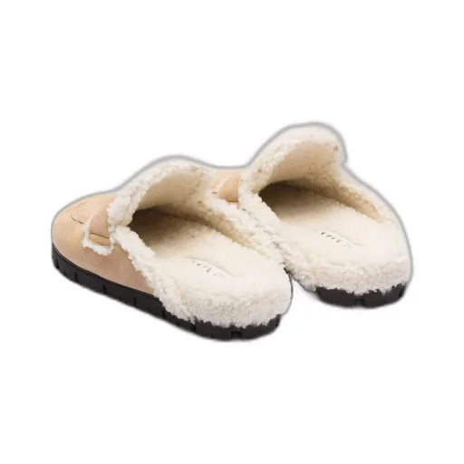Shearling slippers