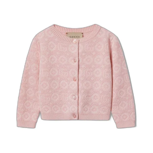 Baby Double G wool viscose cardigan