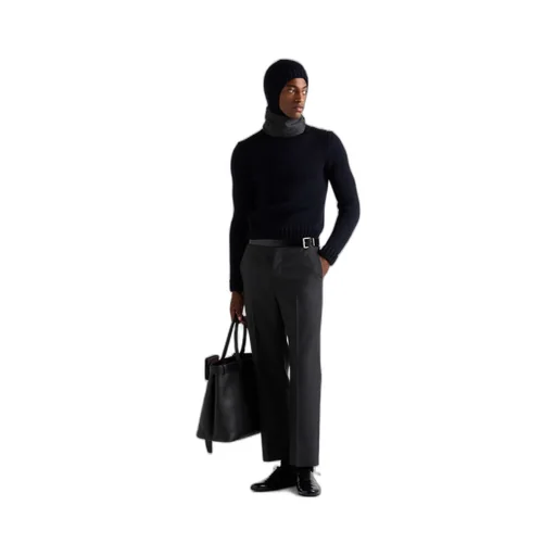 Wool hooded sweater