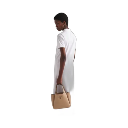 Piqué midi-dress