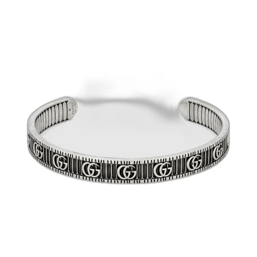 Bracelet with Double G in silver