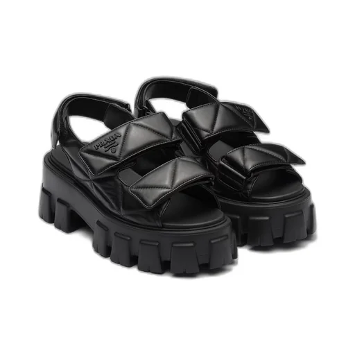 Monolith nappa leather sandals